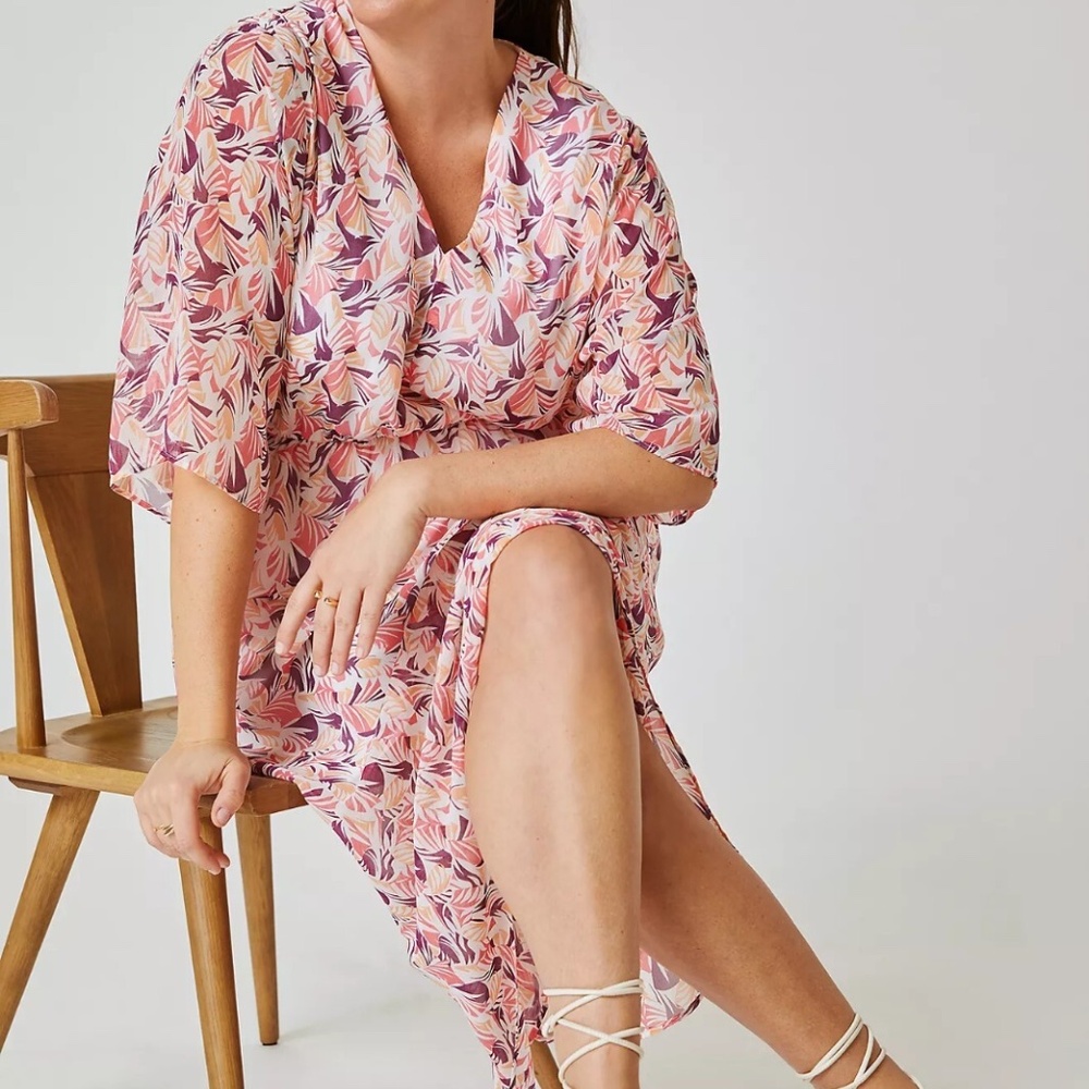 Anthropologie Hutch Augusta Midi Dress Size 1X - Picture 4 of 5